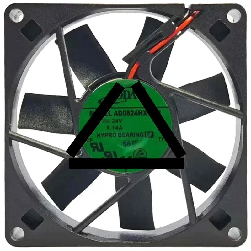ADDA AD0824HX-D71 24V 0.14A 2 Wires HYPRO Bearing Cooling Fan