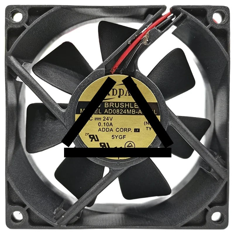 ADDA AD0824MB-A72GL 24V 0.10A 2 Wires Axial Cooling Fan