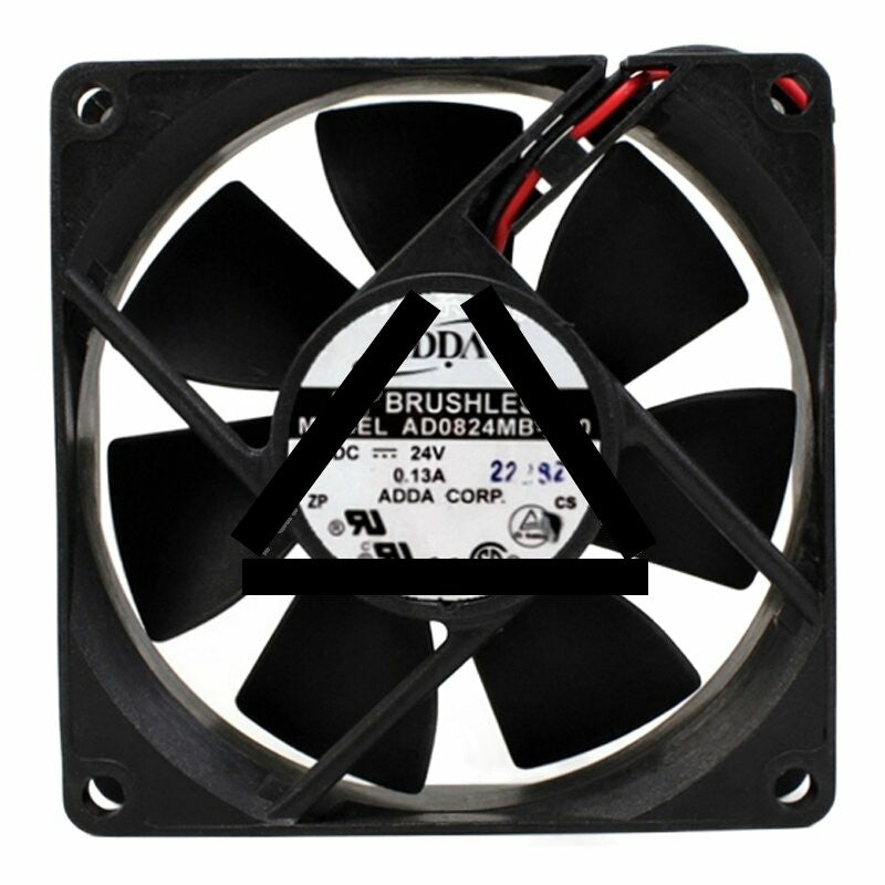 ADDA AD0824MB-C70 DC 24V 0.13A 8020 Axial Brushless Cooling Fan
