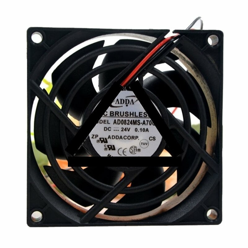 ADDA AD0824MS-A70GL DC 24V 0.10A 2 Wires Axial Cooling Fan