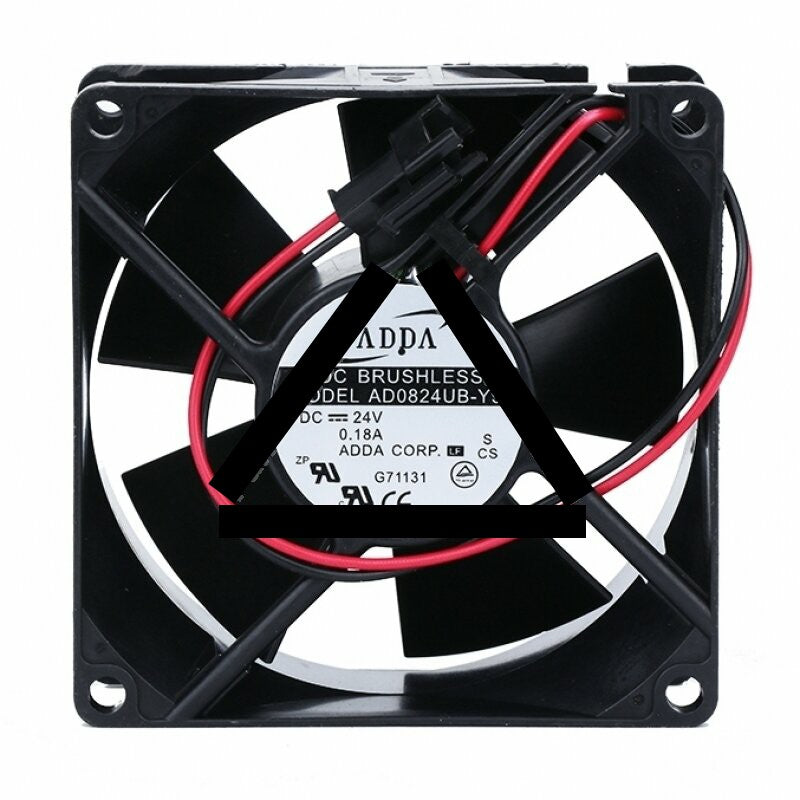 ADDA AD0824UB-Y51 DC 24V 0.18A 2 Wires / 3 Wires Axial Cooling Fan