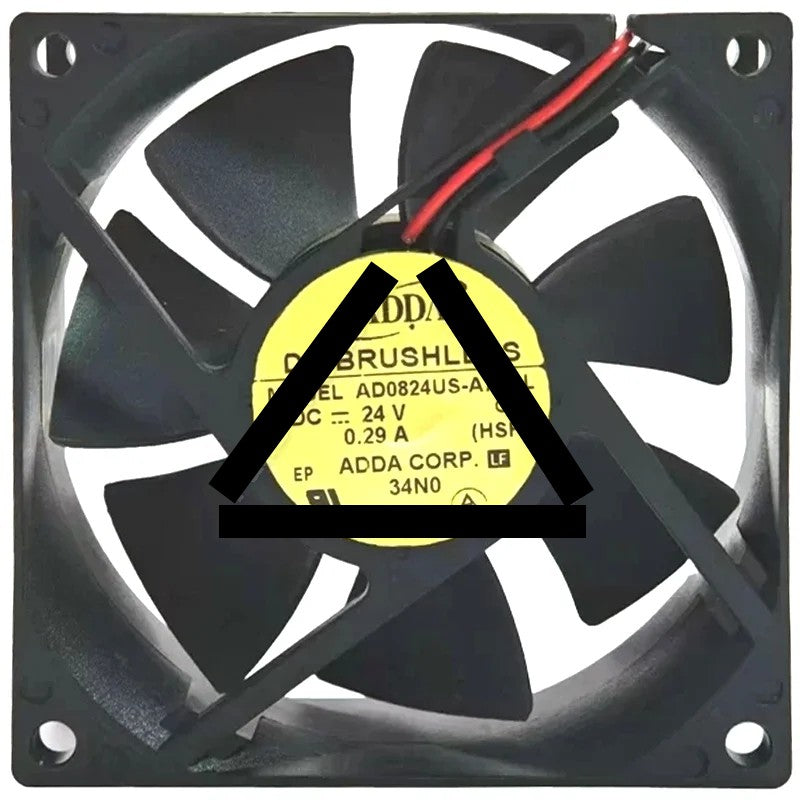 ADDA AD0824US-A70GL 24V 0.29A DC Brushless 2 Wires Axial Cooling Fan