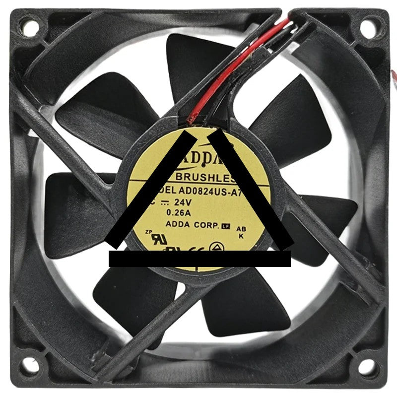 ADDA AD0824US-A71GL 24V 0.26A 2 Wires Axial Cooling Fan
