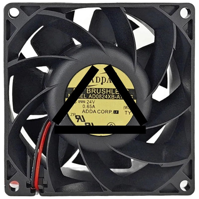 ADDA AD0824XB-A71DS 24V 0.65A 2 Wires Axial Cooling Fan