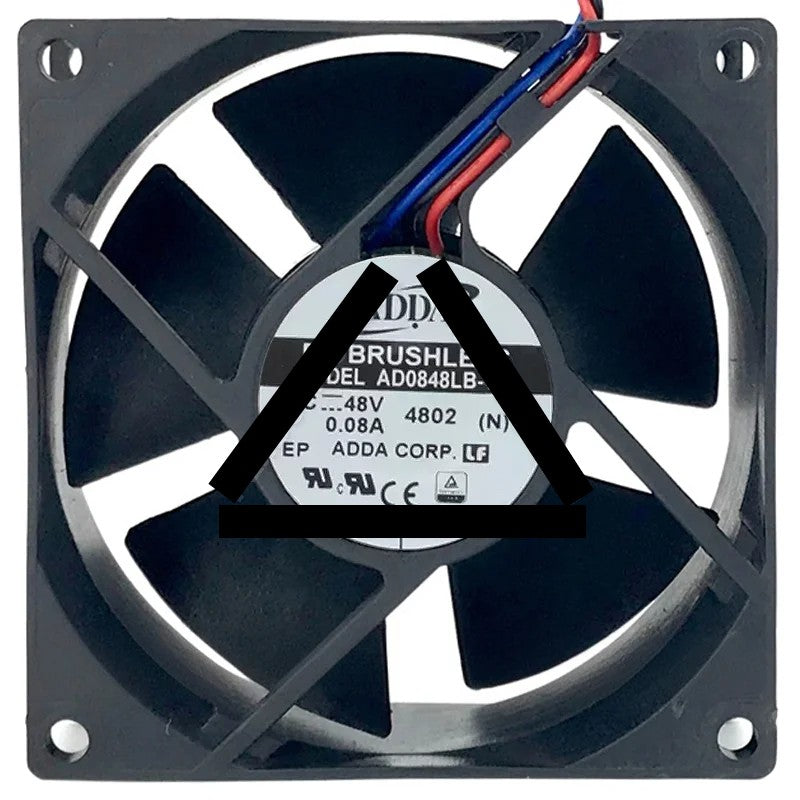 ADDA AD0848LB-Y53 48V 0.08A DC Brushless 3 Wires Axial Cooling Fan