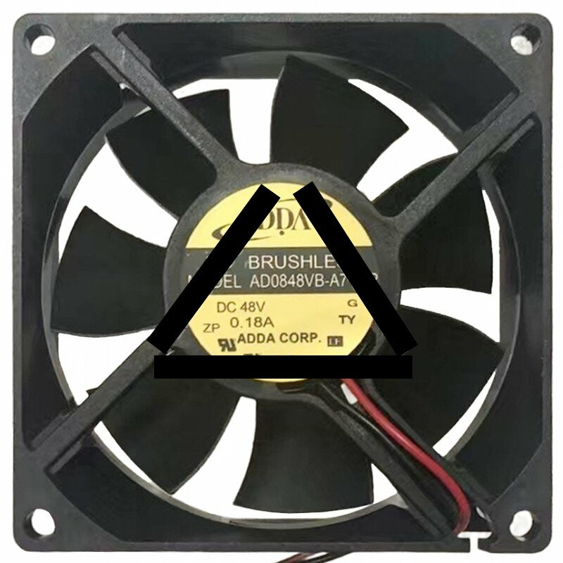 ADDA AD0848VB-A71GP DC 48V 0.18A 2 Wires Brushless Axial Cooling Fan