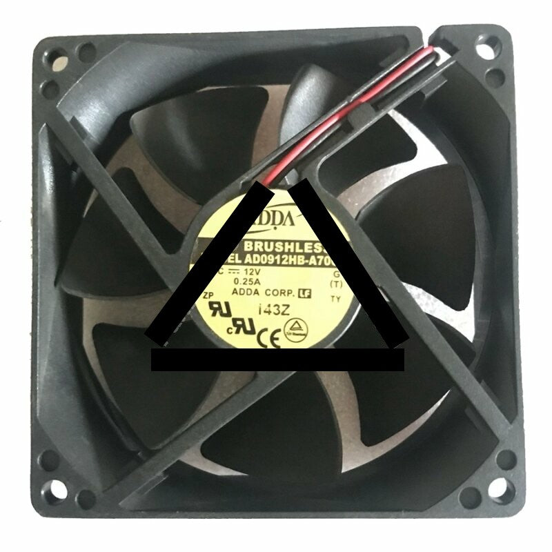 ADDA AD0912HB-A70GL DC 12V 0.25A 2 Wires / 3 Wires Axial Cooling Fan