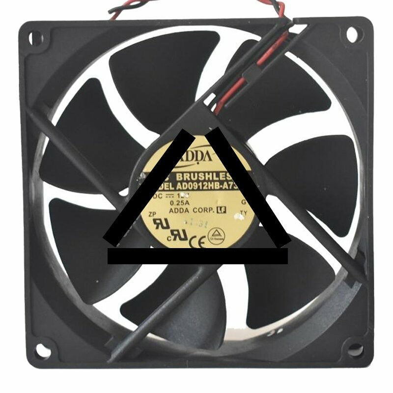 ADDA AD0912HB-A73GL DC 12V 0.25A 9025 Axial Brushless Cooling Fan