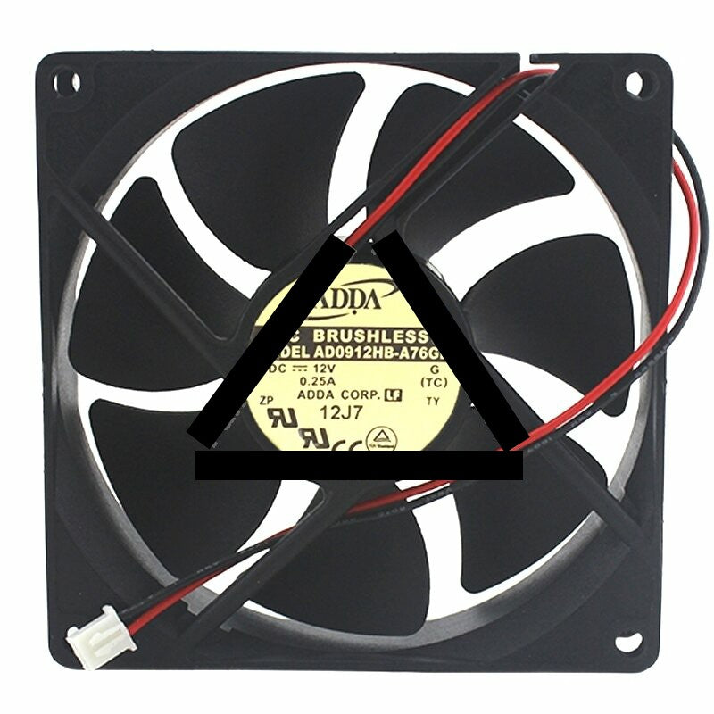 ADDA AD0912HB-A76GL DC 12V 0.25A 9025 Axial Brushless Cooling Fan