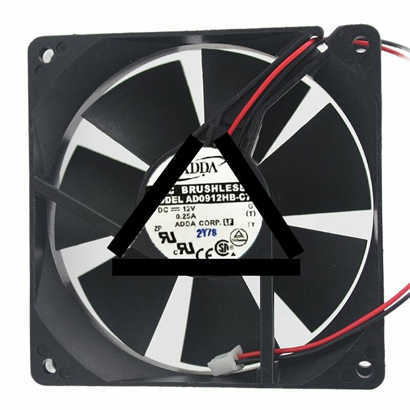 ADDA AD0912HB-C70 DC 12V 0.25A 9020 Axial Brushless Cooling Fan