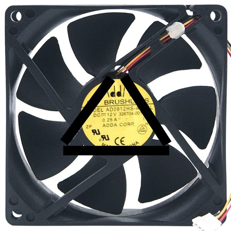 ADDA AD0912HS-A76GL 12V 0.25A 2 / 3 Wires Cooling Fan