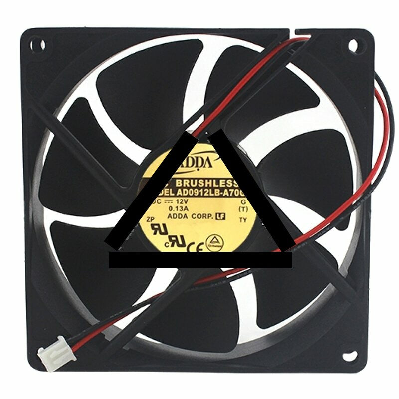 ADDA AD0912LB-A70GL DC 12V 0.13A 9025 Axial Brushless Cooling Fan