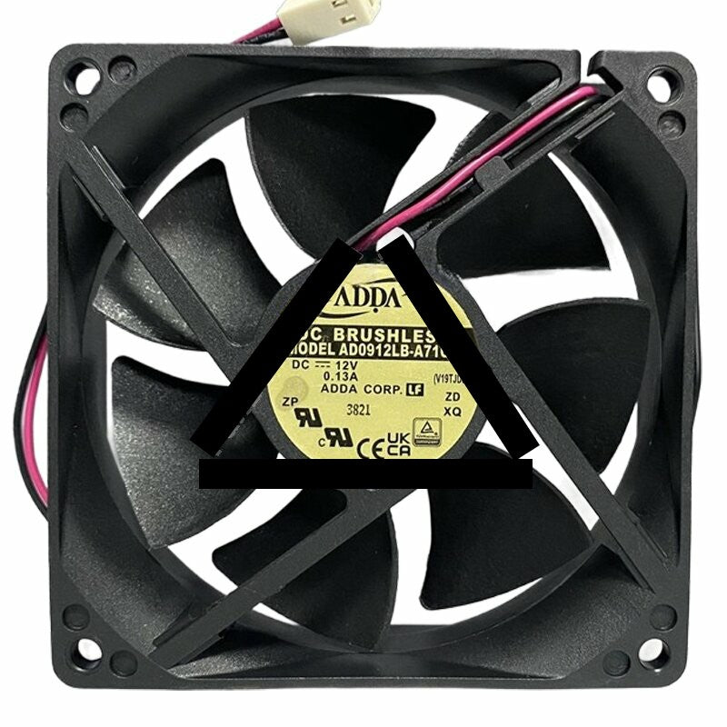 ADDA AD0912LB-A71GL DC 12V 0.13A 9025 Brushless Axial Cooling Fan