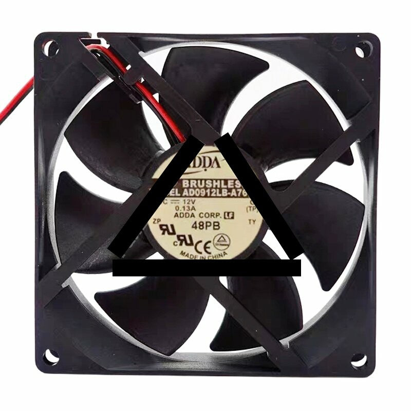 ADDA AD0912LB-A76GL DC 12V 0.13A 9025 Axial Brushless Cooling Fan