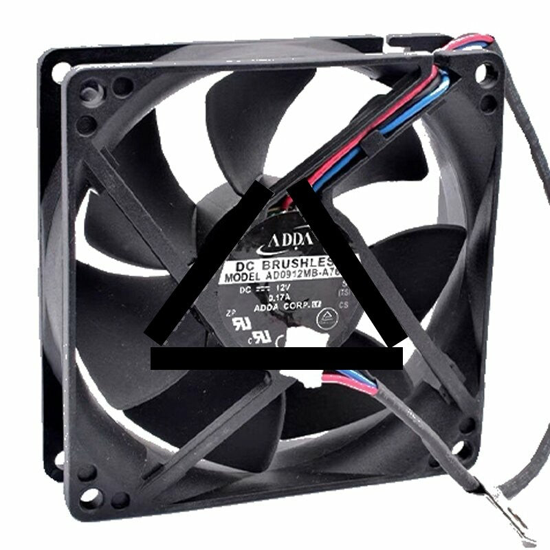 ADDA AD0912MB-A76GL DC 12V 0.17A 9025 Axial Brushless Cooling Fan