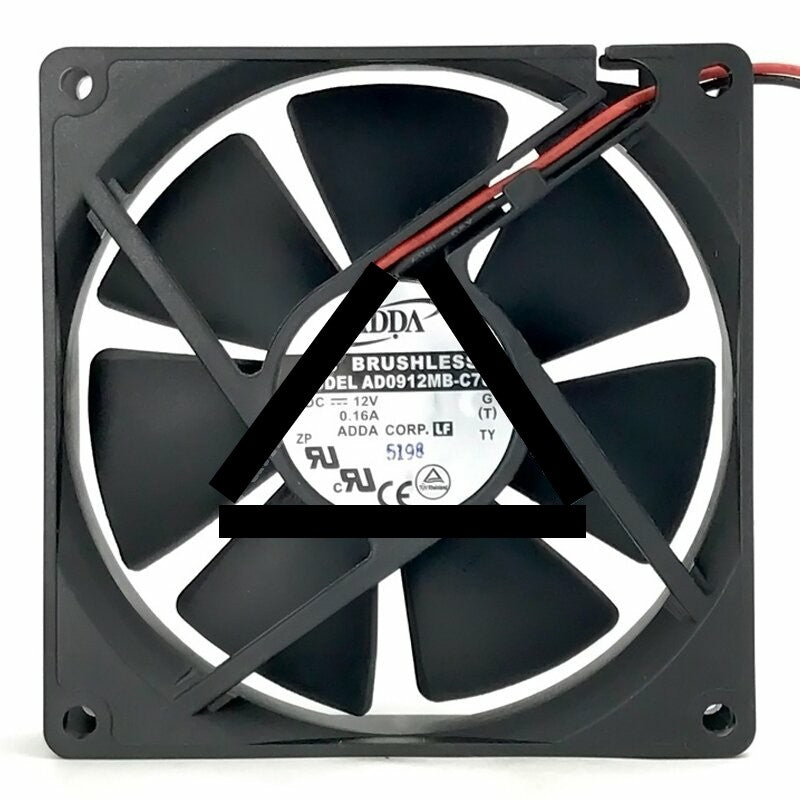 ADDA AD0912MB-C70 DC 12V 0.16A 9020 Brushless Axial Cooling Fan