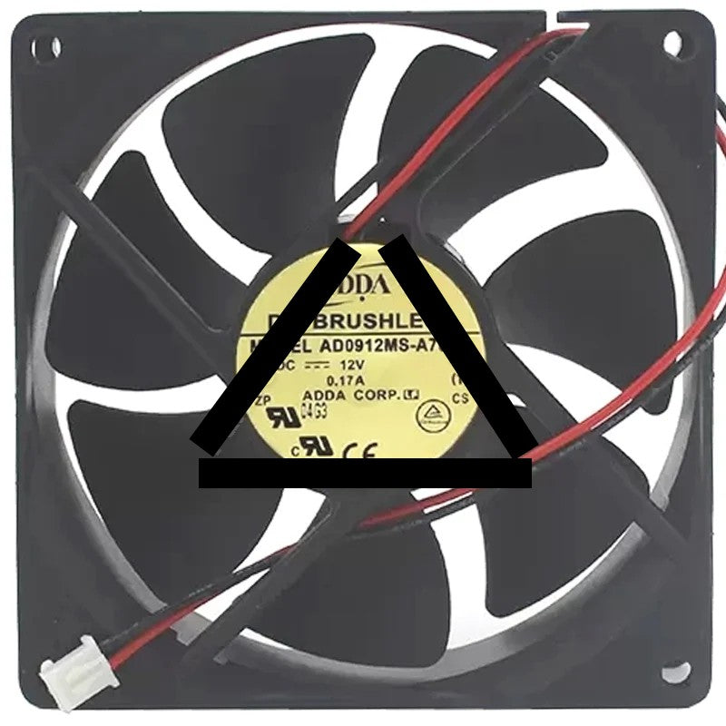 ADDA AD0912MS-A70GL 12V 0.17A DC Brushless 2 Wires Axial Cooling Fan