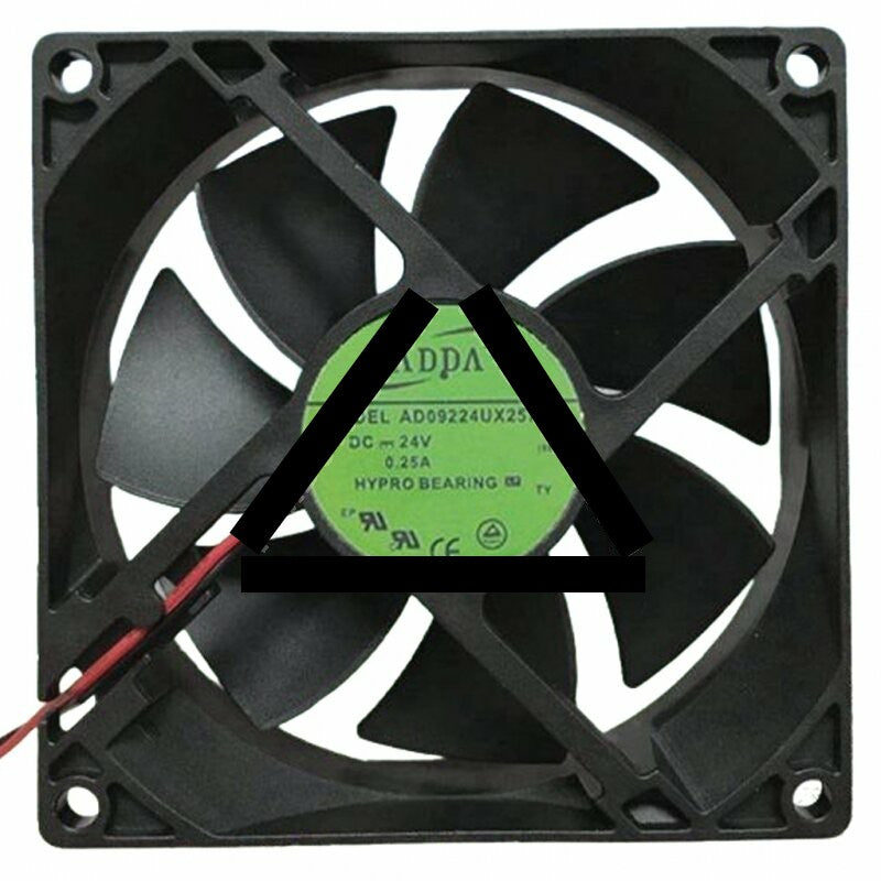 ADDA AD09224UX257100 DC 24V 0.25A 9225 HYPRO Bearing Axial Cooling Fan
