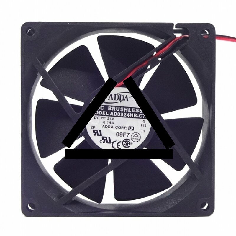 ADDA AD0924HB-C70 DC 24V 0.14A 2 Wires Axial Cooling Fan