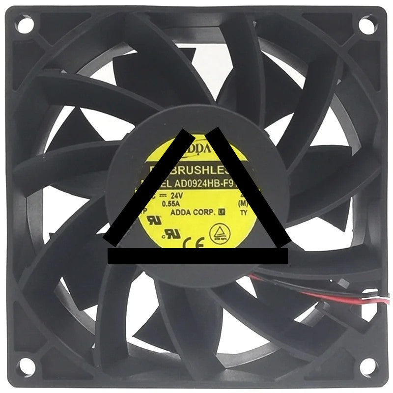 ADDA AD0924HB-F91GP 24V 0.55A DC Brushless 2 Wires Axial Cooling Fan
