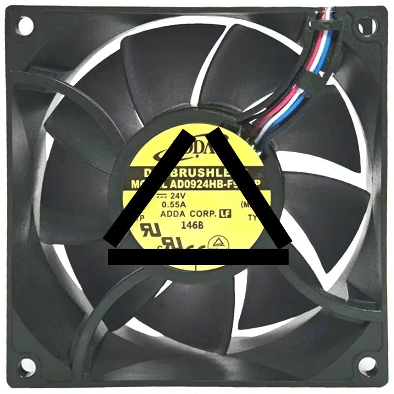 ADDA AD0924HB-F9BGP 24V 0.55A DC Brushless 4 Wires Axial Cooling Fan