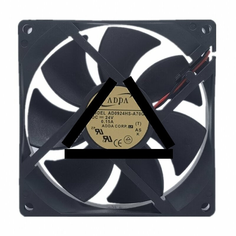 ADDA AD0924HS-A70GL DC 24V 0.15A 2 Wires Axial Cooling Fan