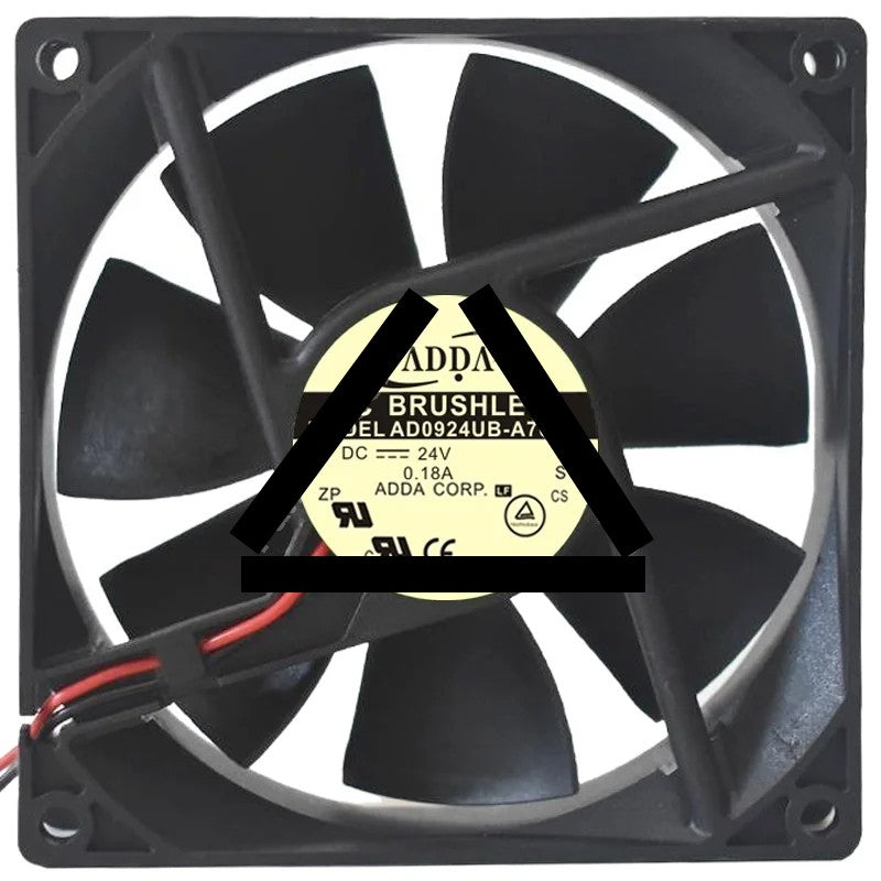 ADDA AD0924UB-A70GL 24V 0.18A 2 / 3 Wires Cooling Fan