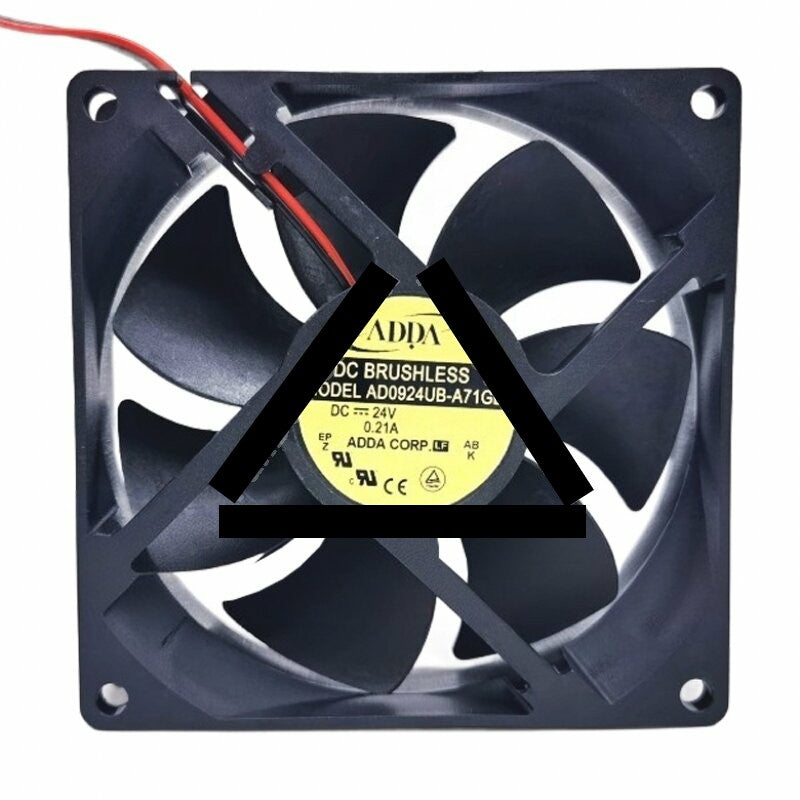 ADDA AD0924UB-A71GL DC 24V 0.21A 2 Wires Axial Cooling Fan