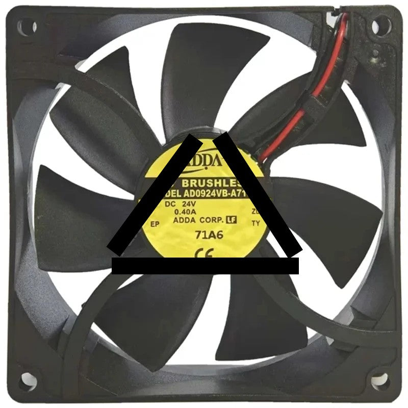 ADDA AD0924VB-A71GP 24V 0.40A DC Brushless 2 Wires Axial Cooling Fan