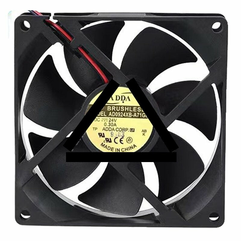 ADDA AD0924XB-A71GP DC 24V 0.30A 2 Wires / 3 Wires / 4 Wires Axial Cooling Fan