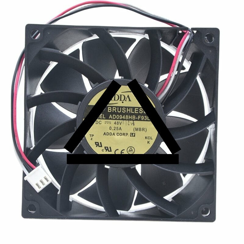 ADDA AD0948HB-F93DS DC 48V 0.25A 9038 Axial Brushless Cooling Fan