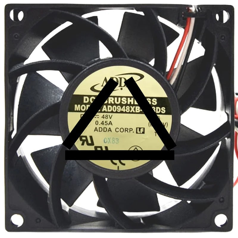ADDA AD0948XB-F93DS 48V 0.45A DC Brushless 3 Wires Axial Cooling Fan