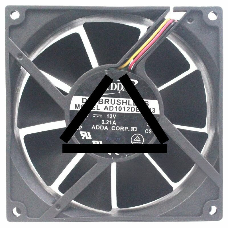 ADDA AD1012DB-F93 12V 0.21A 3 Wires 10038 DC Brushless Axial Fan