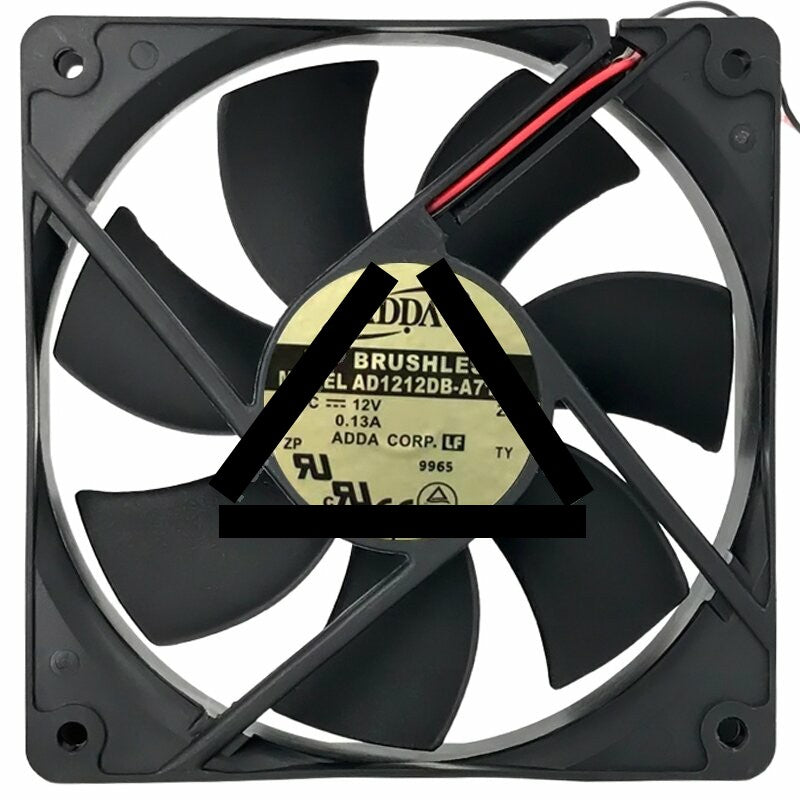 ADDA AD1212DB-A71GL 12V 0.13A 2 Wires Axial Cooling Fan
