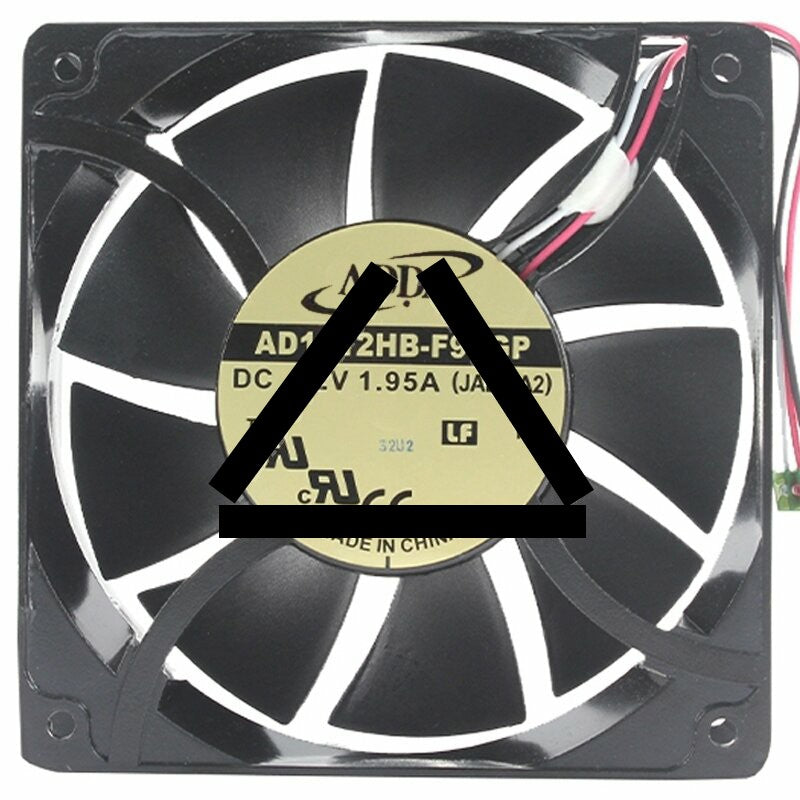 ADDA AD1212HB-F93GP DC 12V 1.95A 2 Wires / 3 Wires Axial Cooling Fan