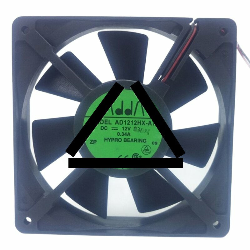 ADDA AD1212HX-A71 DC 12V 0.34A 12025 Axial HYPRO Bearing Cooling Fan