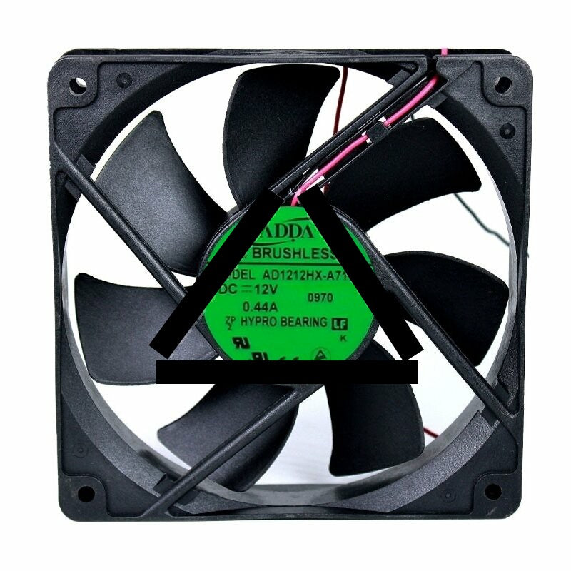 ADDA AD1212HX-A71GL DC 12V 0.44A 2 Wires Axial Cooling Fan