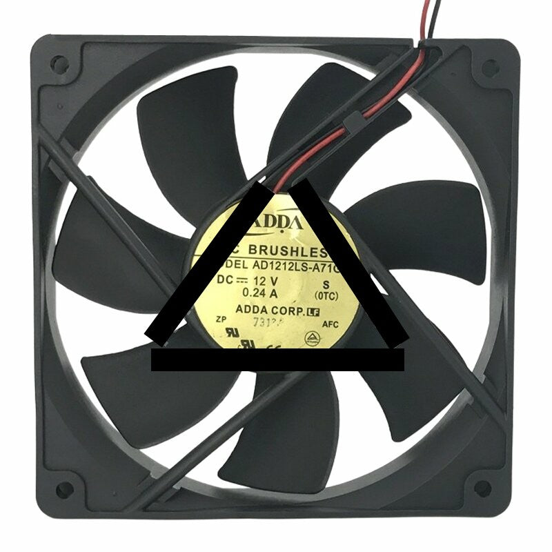 ADDA AD1212LS-A71GL DC 12V 0.24A 12025 Axial Brushless Cooling Fan