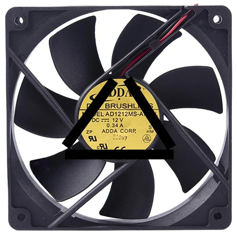 ADDA AD1212MS-A71GL 12V 0.34A 2 / 3 Wires Axial Cooling Fan
