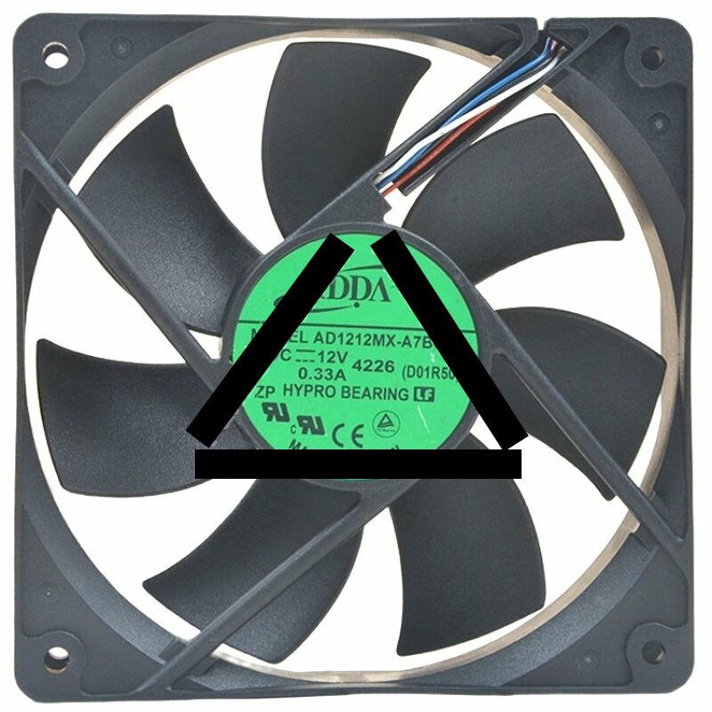ADDA AD1212MX-A7BGL DC 12V 0.33A HYPRO Bearing Axial Cooling Fan