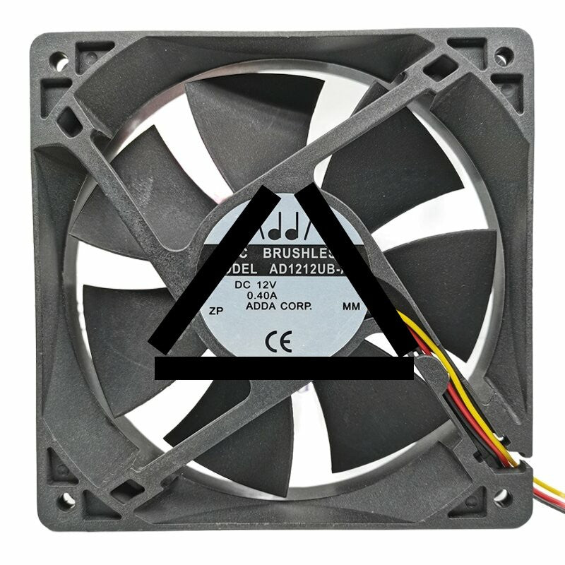 ADDA AD1212UB-A73 DC 12V 0.40A 12025 Brushless Axial Cooling Fan