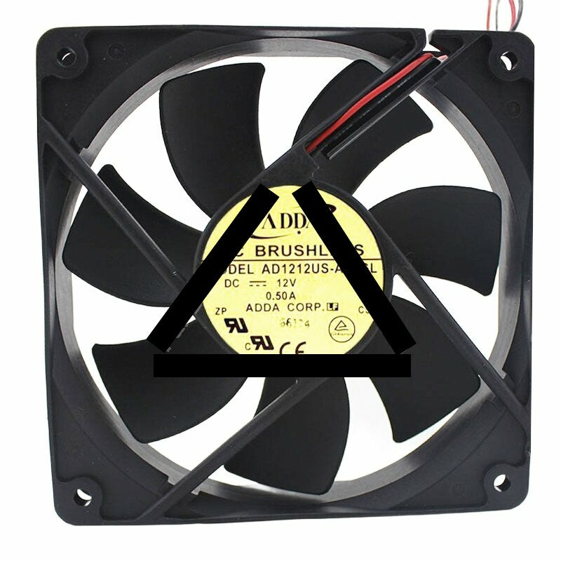 ADDA AD1212US-A71GL DC 12V 0.50A 12025 Axial Brushless Cooling Fan