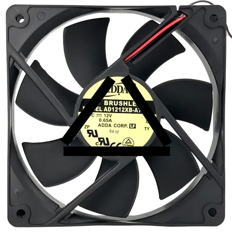 ADDA AD1212XB-A71GL 12V 0.65A 2 Wires Brushless Axial Fan