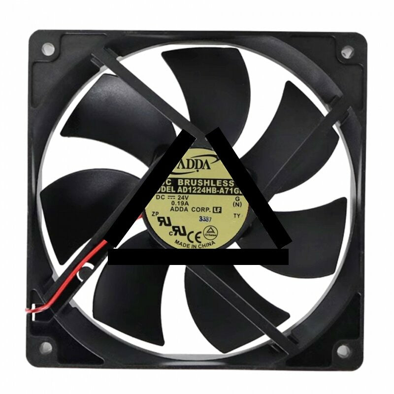 ADDA AD1224HB-A71GL DC 24V 0.19A 12025 Axial Brushless Cooling Fan