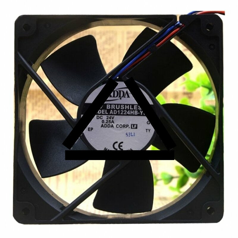 ADDA AD1224HB-Y59 DC 24V 0.25A 3 Wires Axial Cooling Fan