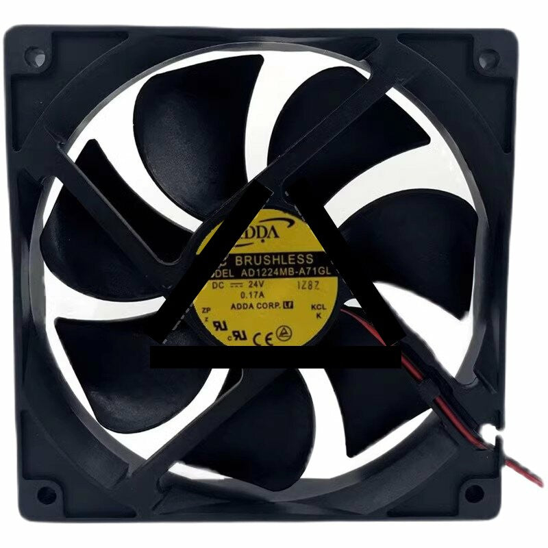 ADDA AD1224MB-A71GL DC 24V 0.17A 12025 Axial Brushless Cooling Fan