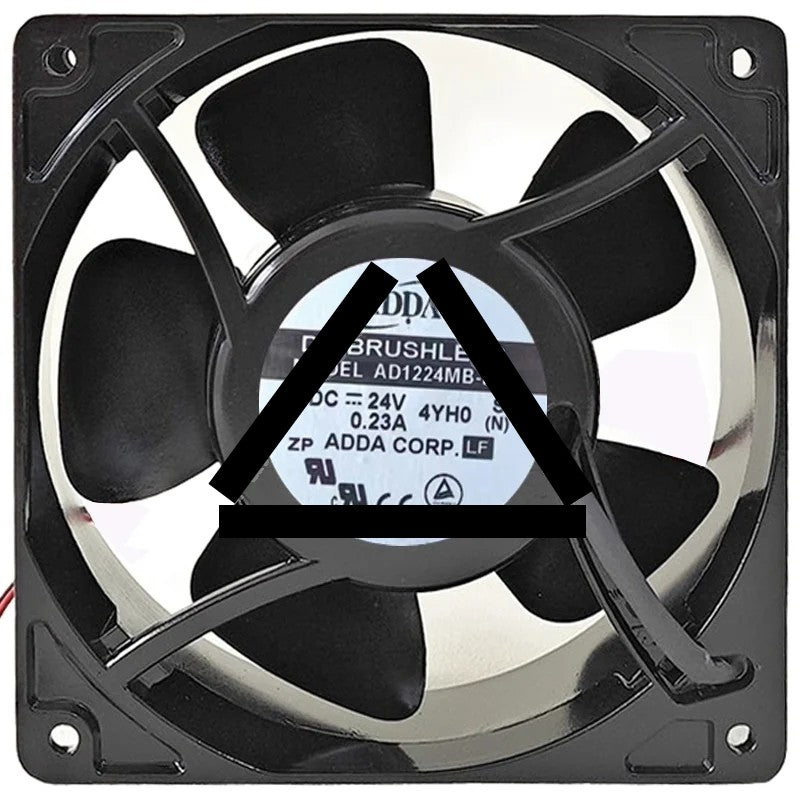 ADDA AD1224MB-F51 24V 0.23A 2 Wires Axial Cooling Fan