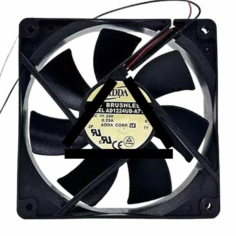 ADDA AD1224UB-A71GL DC 24V 0.25A 12025 Axial Brushless Cooling Fan