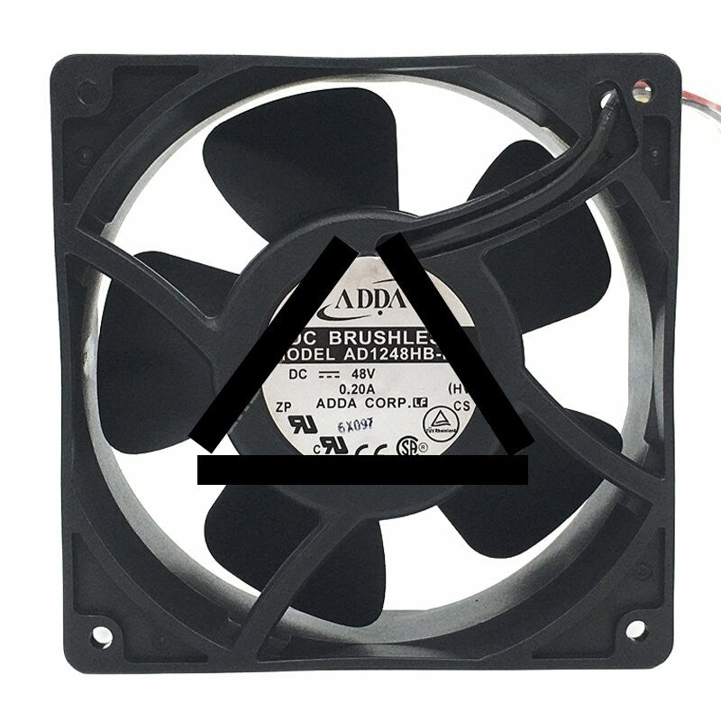 ADDA AD1248HB-F52 DC 48V 0.20A 12038 Axial Brushless Cooling Fan