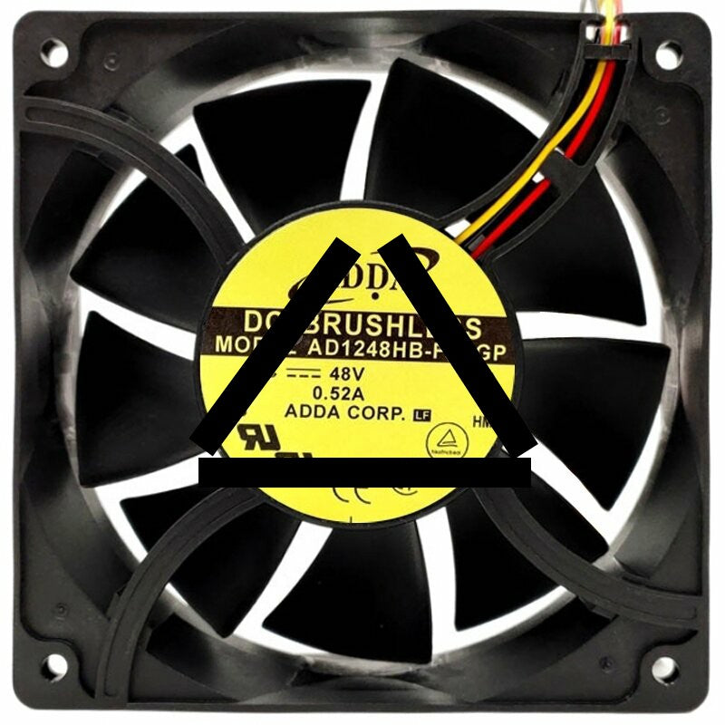 ADDA AD1248HB-F9BGP 48V 0.52A 2 / 3 / 4 Wires Cooling Fan